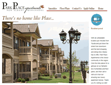 Tablet Screenshot of parkplacenewalbany.com